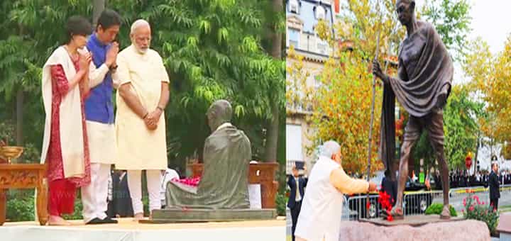 காந்தியை கொன்ற கோட்சேவை மோடி வணங்கினாரா ?