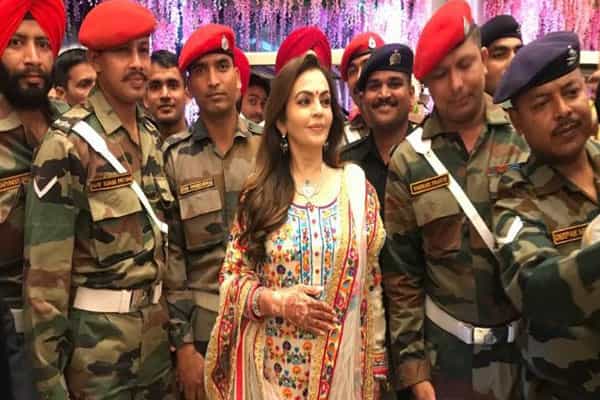 Was there Military protection in Mukesh Ambani’s son’s marriage?