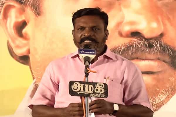 திருமாவளவன் ஆர்.எஸ்.எஸ் அமைப்பின் பெருமையைப் பேசினாரா ?