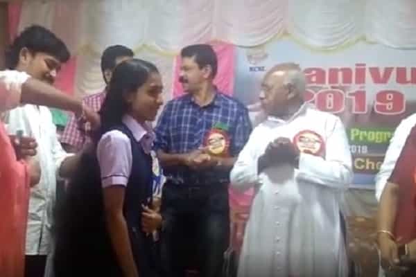 கிறிஸ்தவப் பள்ளியில் மாணவிகளின் தலைமுடியை வெட்டினார்களா ?| வைரலாகும் வீடியோ.