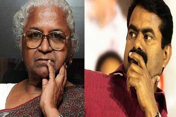 சீமானை நினைத்து வெட்கப்படுகிறேன் என அற்புதம்மாள் கூறினாரா ?