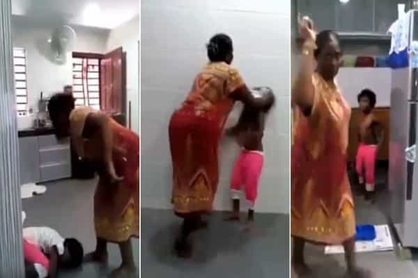 குழந்தையைக் கொடூரமாக தாக்கும் பெண் ?| தமிழகப் பள்ளி ஆசிரியரா?