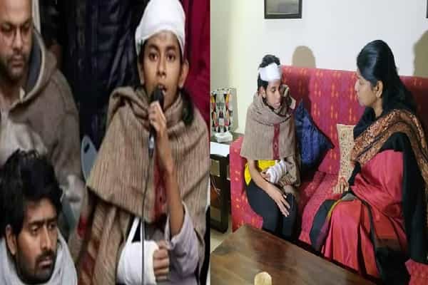 JNU மாணவ அமைப்பு தலைவரின் கையில் போலியான கட்டா ?| உண்மை என்ன.
