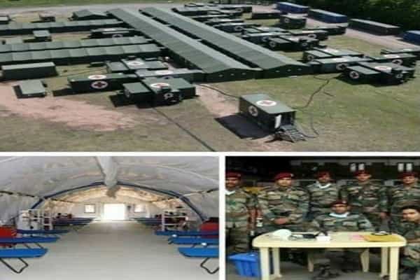 இந்திய ராணுவம் 1000 படுக்கை கொண்ட மருத்துவமனையை கட்டியதா ?