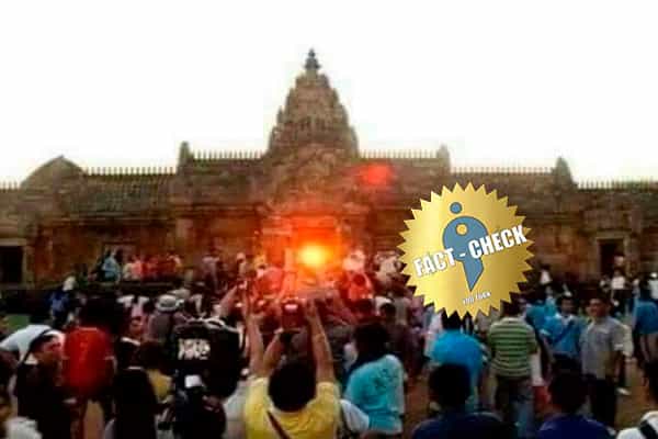 ஒடிசா கொனார்க் கோவில் என பரவும் தாய்லாந்து கோவிலின் புகைப்படம் !