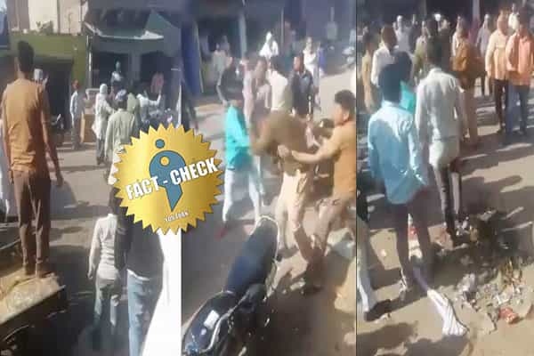 பரேலியில் அபராதம் விதித்ததால் முஸ்லீம்கள் போலீசை தாக்கியதாக வதந்தி !