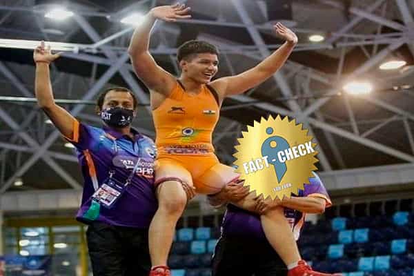 பிரியா மாலிக் தங்கம் வென்றது உலக கேடட் மல்யுத்த போட்டி, ஒலிம்பிக் இல்லை !