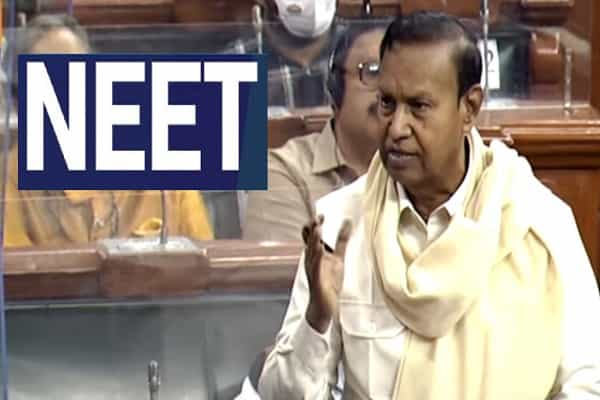 நீட் மசோதாவிற்கு தமிழக பாஜக ஆதரவு அளித்ததாக தவறான தகவலைப் பேசிய எம்பி டி.ஆர்.பாலு !