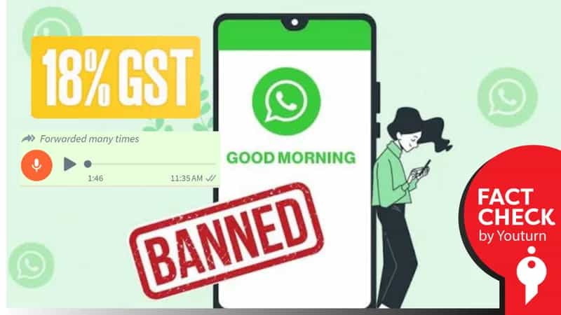 வாட்சப்பில் ‘Good Morning’ செய்தி அனுப்பினால் 18% GST விதிக்கப்படவுள்ளதாகப் பரவும் வதந்தி!