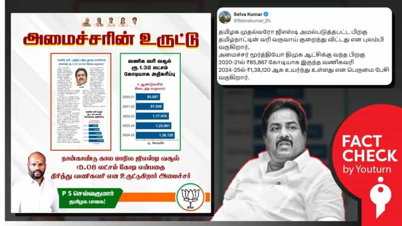 வணிக வரி என்றாலே GST வரிதான் என்று பரப்பப்படும் தவறான கருத்து!