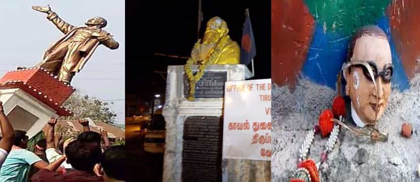 உடையும் சிலை, வெடிக்கும் வன்முறை !