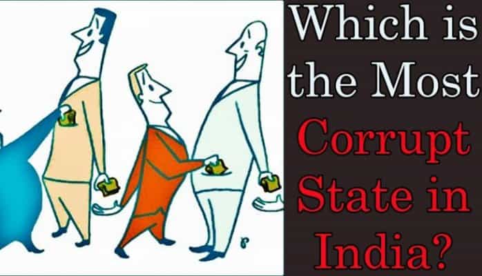 ஊழலில் எந்த மாநிலம் முதல் மற்றும் கடைசி இடம் ?