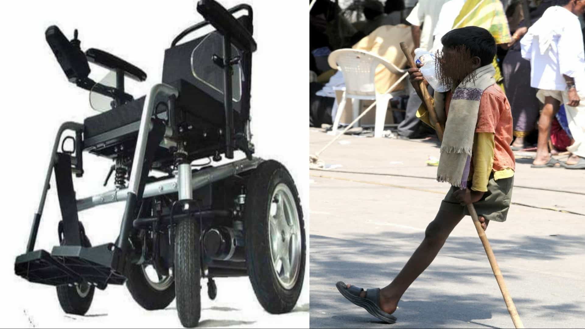 மாற்றுத்திறனாளிகளுக்கு இம்போர்ட்டட் வீல்சேர் வழங்குவதாக வதந்தி !