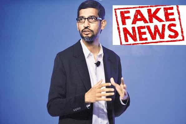 சுந்தர் பிச்சையின் கருத்து என பரவும் வதந்திகளின் தொகுப்பு !