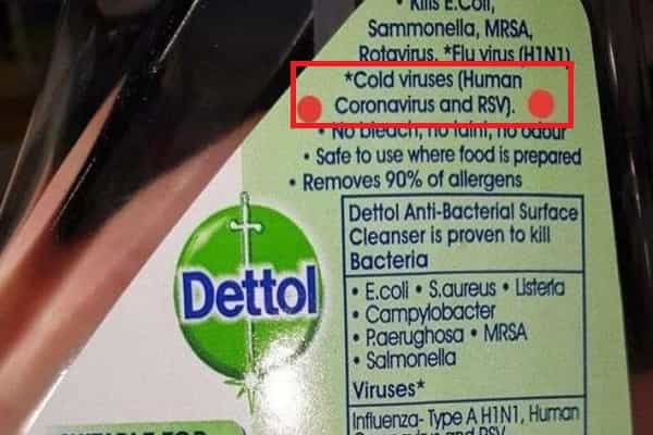 டெட்டால் கிருமிநாசினி நோவல் கொரோனா வைரசை கொல்லுமா ?| கேள்வி சரியானதா ?