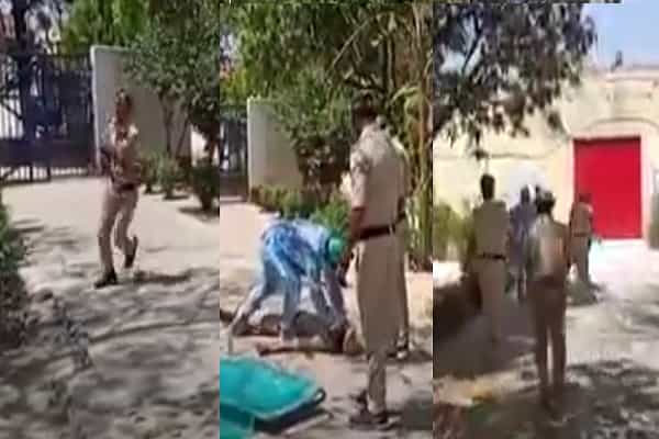 காவலருக்கு கொரோனா தாக்கிய வீடியோவா ?| உண்மை என்ன ?