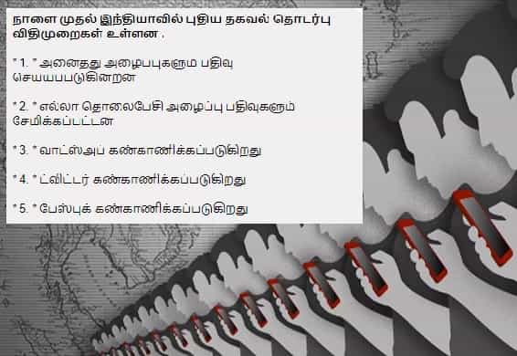 புதிய தகவல் தொடர்பு விதிமுறைகள் மூலம் கண்காணிக்கப்படுகிறோமா ?| வாட்ஸ் அப் ஃபார்வர்டு.