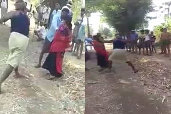 உபி-யில் கிணற்றில் தண்ணீர் எடுத்த பட்டியலினப் பெண் தாக்கப்பட்ட வீடியோவா ?