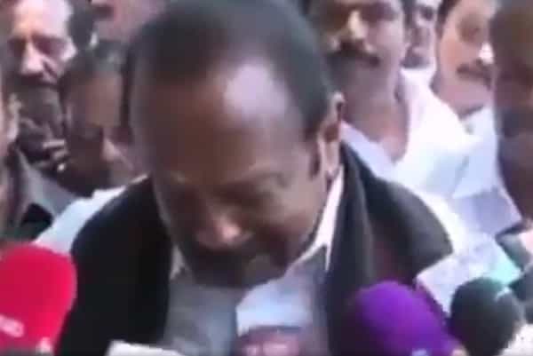 பெரியார் சிலை அவமதிப்பு கேட்டு வைகோ கண்ணீர் விட்ட வீடியோவா?