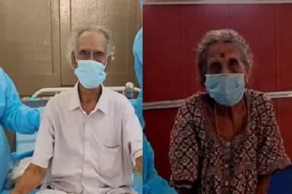 கொரோனாவை வென்ற 100 வயது கணவரும், 92 வயது மனைவியும்| அரசு மருத்துவமனை சேவை !
