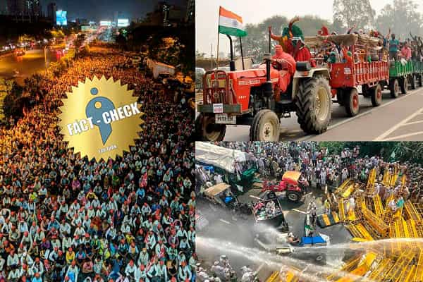 டெல்லி விவசாயிகள் போராட்டமெனப் பரப்பப்படும் பழைய புகைப்படங்களின் தொகுப்பு !