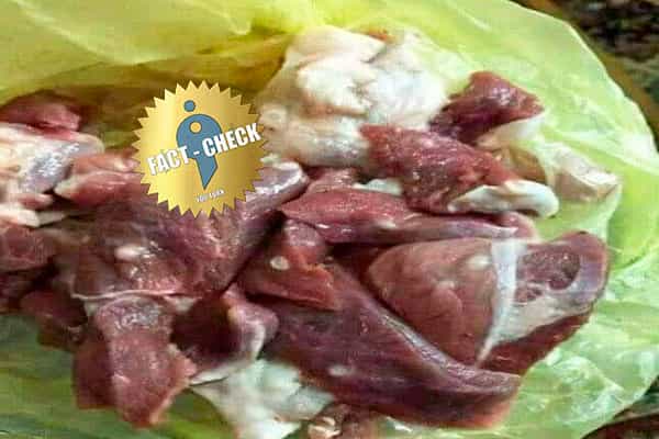 கேன்சர் பாதித்த ஆட்டு இறைச்சி எனப் பரவும் வாட்ஸ் அப் ஃபார்வர்டு| உண்மை என்ன ?
