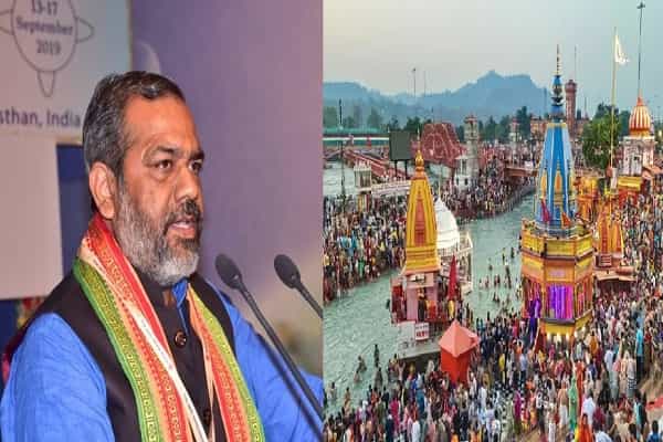 கும்பமேளாவிற்கு சென்ற உ.பி பாஜக அமைச்சருக்கு கொரோனா.. தெரிந்தே கலந்து கொண்டாரா ?