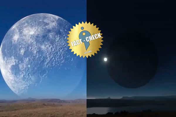 ரஷ்யா கனடா ஆர்ட்டிக் பிரதேசத்தில் நிலவு வேகமாக சூரியனை கடக்கும் காட்சியா ?