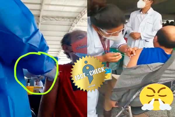 தடுப்பூசி செலுத்தாமல் ஏமாற்றி வெளியே விற்பதாக பரவும் வீடியோக்கள்| உண்மை என்ன ?