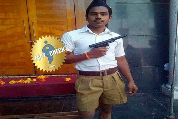 ரங்கராஜ் சிறு வயதில் ஆர்.எஸ்.எஸ் உடையில் இருப்பதாக பரவும் வதந்தி !
