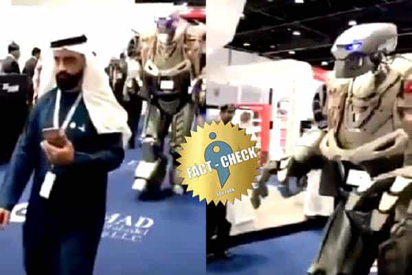 பஹ்ரைன் மன்னர் அதிநவீன ரோபோ பாதுகாப்புடன் செல்லும் காட்சியா ?