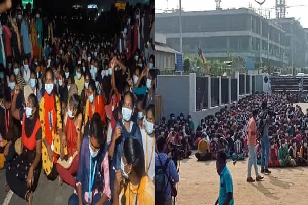 விஷமான விடுதி உணவு: 8 பேர் எங்கே என தொழிலாளர்கள் போராட்டம்.. மா.ஆட்சியர் விளக்கம் !