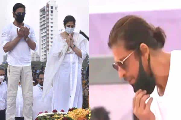 Factcheck: லதா மங்கேஷ்கர் உடலின் மீது ஷாருக்கான் எச்சிலைத் துப்பினாரா ?