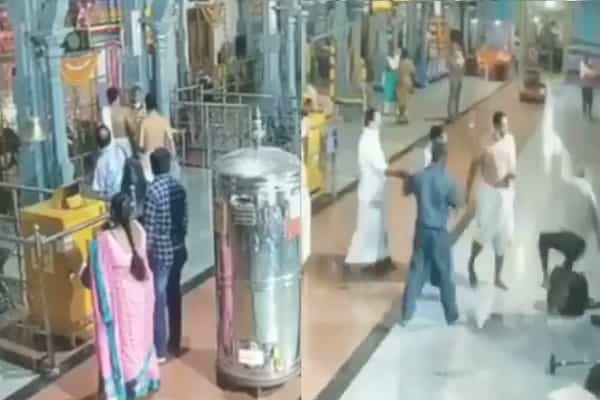 செகந்திராபாத் கோவிலுக்குள் பைபிள் கொடுத்தவரை அர்ச்சகர் அறைந்தாரா ?