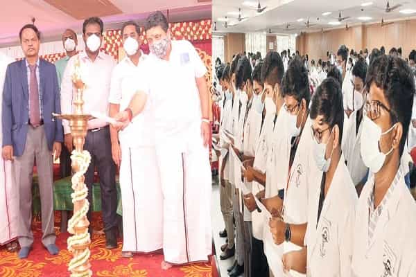 மதுரை மருத்துவக் கல்லூரி உறுதிமொழி சர்ச்சை.. கல்லூரி முதல்வர், மாணவர்கள் அளித்த விளக்கம் !