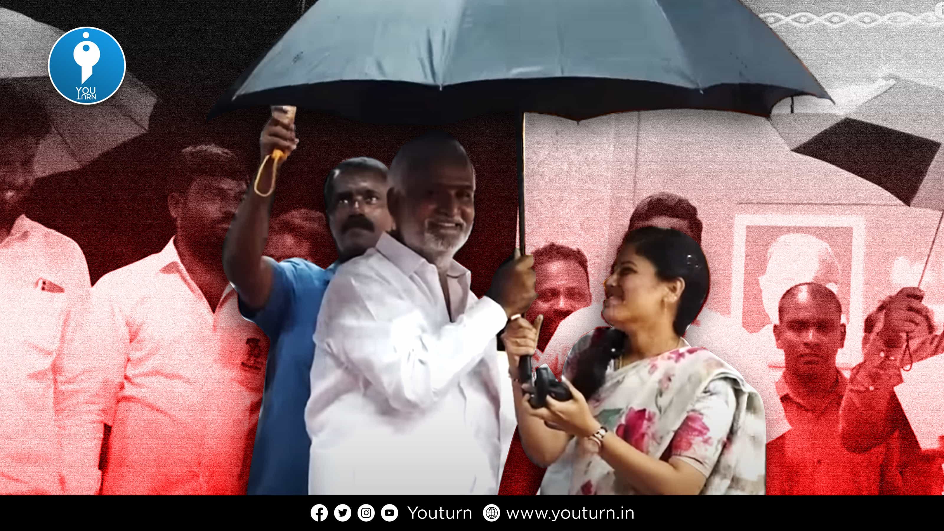 அமைச்சர் சேகர் பாபுவிற்கு குடை பிடித்த மேயர் பிரியா ராஜன்.. உண்மையில் நடந்தது என்ன ?