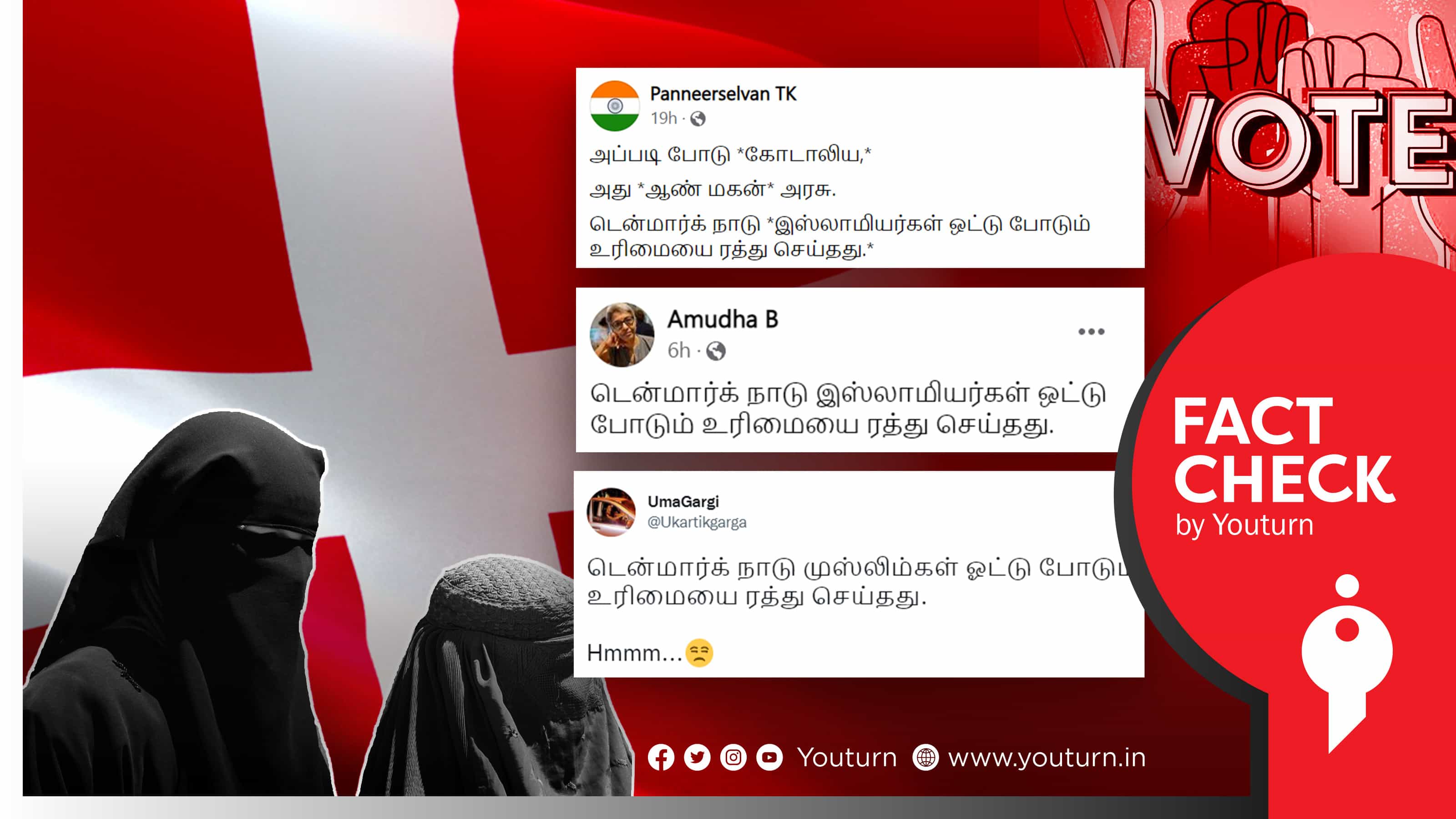 டென்மார்க் நாட்டில் முஸ்லீம் மக்களின் ஓட்டுரிமை ரத்து செய்யப்பட்டதா ?
