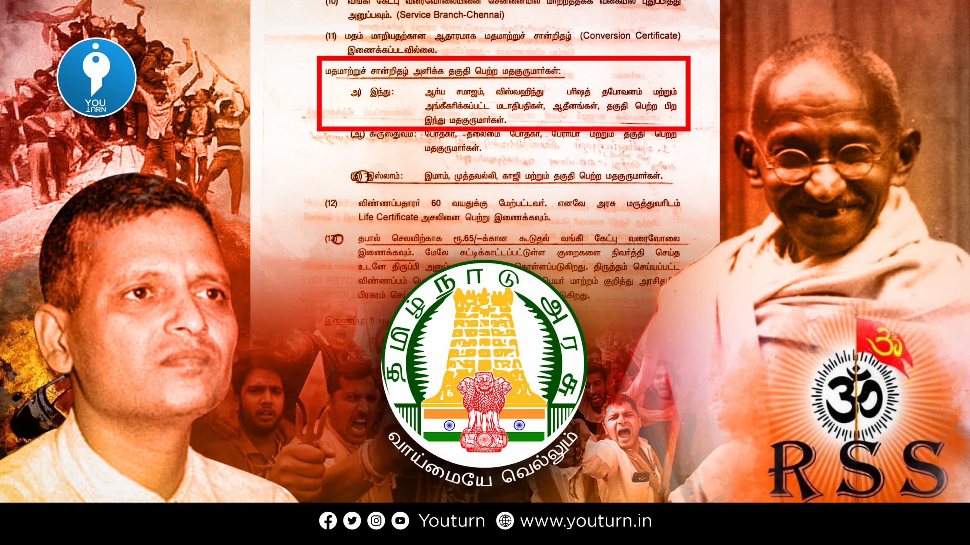 நீங்கள் ‘இந்துவா?’ - ஆர்.எஸ்.எஸ் அல்லது வி.ஹெச்.பி-யிடம் சான்று அவசியம் - தமிழ்நாட்டில் இந்த நிலை ?
