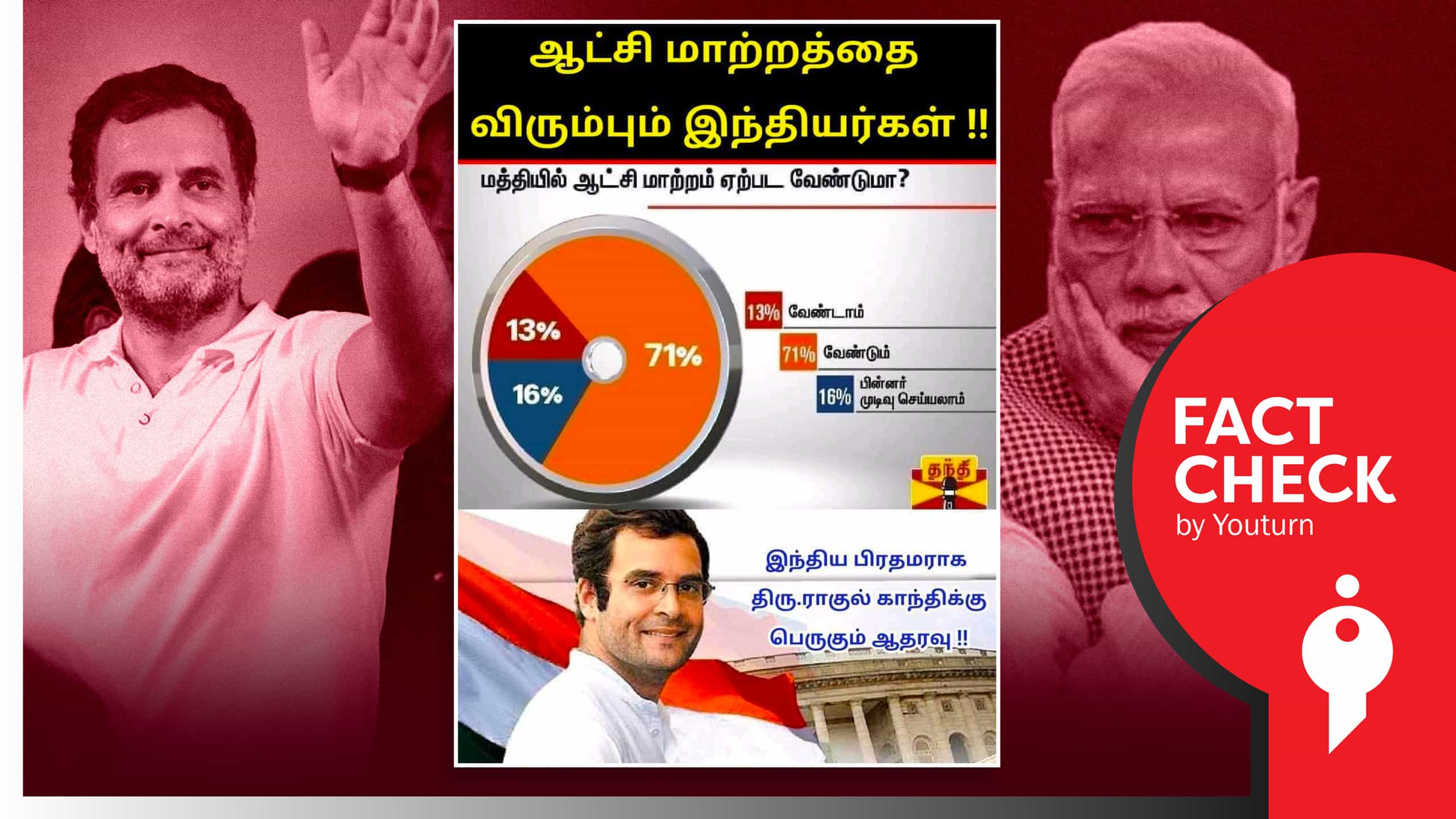 மத்தியில் ஆட்சி மாற்றத்தை விரும்பும் இந்தியர்கள் எனப் பரவும் தந்தி டிவியின் பழைய கருத்துக் கணிப்பு !