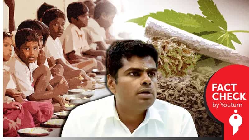 'தமிழ்நாடு கஞ்சாவின் தலைநகரம்', 'காலை உணவுத் திட்டம்' பற்றி அண்ணாமலை சொன்ன பொய்கள்!